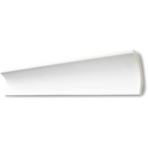 Decosa - Moulure B10 - polystyrène - blanc - 72 x 72 mm - long. 2 m - 5 pces (=10 m) - blanc