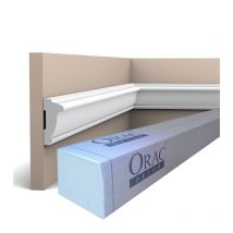 PX113 Cimaise murale Orac Decor - 6x2,5x200cm (h x p x l) - polymère Carton 8 pièces