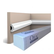 Orac - PX120 Cimaise murale Decor - 4x2x200cm (h x p x l) - moulure décorative polymère Carton 8 pièces