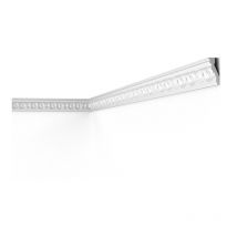 Decoflair - E21 Moulure de plafond Polystyrène expansé 65 x 30 x 2000 - 1 pièce