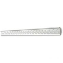 Saarpor - decosa Moulure G23 (Martine) - polystyrène - blanc - 31 x 31 mm - long. 2 m - 5 pces (=10 m) - blanc