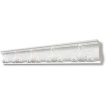 Decosa - Moulure G24 (Geraldine) - polystyrène - blanc - 53 x 53 mm - long. 2 m - 5 pces (=10 m) - blanc