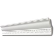 Decosa - Moulure G4 (Giselle) - polystyrène - blanc - 70 x 80 mm - long. 2 m - blanc