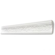Decosa - Moulure G6 (Gianna) - polystyrène - blanc - 35 x 75 mm - long. 2 m - 30 pces (=60 m) - blanc