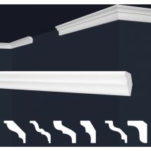 Marbet Design - Moulures en stuc blanc et clair, coffrage xps Styropor, paquets d'épargne Marbet Series-E: E-2 / 17x25mm, Max. Forfait (meilleur prix