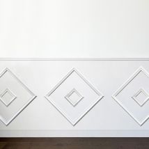 Moulures pour Kit de Soubassement prêt à peindre VICTORINE B en Pin Massif des Landes 100% PEFC - 99DECO - Largeur 4 mètres