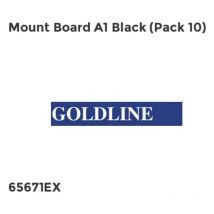 Goldline - Mount Board A1 Black (Pack 10)