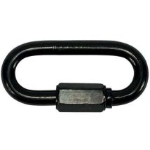 Posamo - Mousqueton À Visser Zingué Noir 10,0mm (par 25)