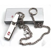 Mousqueton chaîne métallique porte-clés Multiclip Victorinox 4.1860