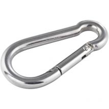 Mousqueton en acier inoxydable 8,1cm