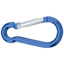 Mousqueton en aluminium bleu anodisé Dörner+helmer 4815804 A788521