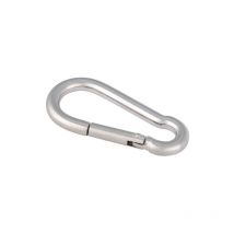 JARDILINE - Mousqueton inox 8mm lg 80mm x lg 40mm