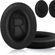 Rapanda - Mousse Coussin Coussinets pour Bose Quiet Comfort 35 (QC35) & 35 ii (QC35 ii) Casque,avec Peau d'agneau Plus Douce, Mousse d'isolation