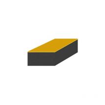 Mousse de protection 1x1m noire adhésive épaisseur 15mm
