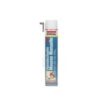 Mousse manuelle soudafoam 1K polyuréthane jaune aérosol 750ml Soudal 108803