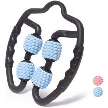 Mezheng - Mousse manuel Rouleau de Massage, 360 ° Anti Cellulite Massage en profondeur des tissus musculaires des jambes,4 roues,Tissus Profonds et