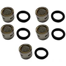 Horus - Schiumatoio in metallo diametro 3/8', 5 pezzi.