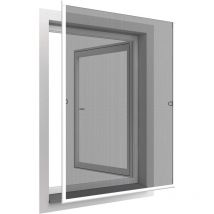 Easy Life - Moustiquaire cadre aluminium sans perçage 120 x 140 cm Basic