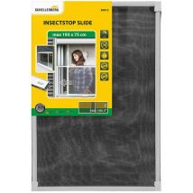 Moustiquaire Cadre Fixe Extensible Aluminium Blanc 75X100-193Cm Shellenberg