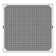 Schellenberg - Moustiquaire Cadre Magnétique Couleur Blanc 120x120cm.