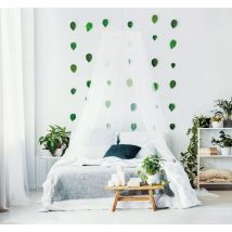 Moustiquaire pour lit 2 personnes tulle blanc