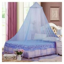 Moustiquaire de lit Grande Moustiquaire Ciel Suspendue Filet pour Lit de Bébé Enfant Hamac 230x60x850 bleu