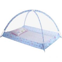 Moustiquaire de lit pliable, moustiquaire de voyage portable pour berceau, 120 x 90 x 100 cm, installation de moustiquaire en forme de dôme