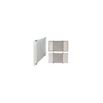 Fer - Moustiquaire En Fibre Avec Cadre Modulable En Aluminium, Couleur Aluminium - Maille Grise - Cm.100x75h.