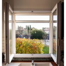 Moustiquaire enroulable 80 x 130 cm blanc Werka Pro