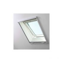Moustiquaire enroulable alu blanc pour fenêtre de toit l 140 cm x h 150 cm