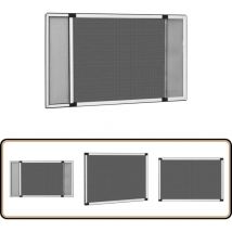 Moustiquaire extensible pour fenêtres Blanc (100-193)x75 cm - Moustiquaire Fenetre - Moustiquaire Extensible - Protection Insecte - Anti Moustique