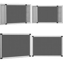Moustiquaire extensible pour fenêtres Blanc (100-193)x75 cm - Moustiquaire Fenetre - Moustiquaire Extensible - Protection Insecte - Anti Moustique