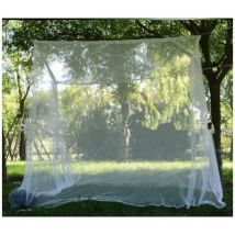 Bluedeer - Moustiquaire Extérieur Moustiquaire xxl Jardin, Moustiquaire de Lit Double, Carrée Moustiquaire Intérieur Mobile pour Balcons, Pergolas,