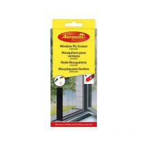 AEROXON - Moustiquaire fenêtre anthracite 130x150cm