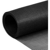 Moustiquaire Fenêtre Moustiquaires en Fibre de Verre Écrans de Fenêtre DIY pour Fenêtre Porte Noir - 1,2x2,5M