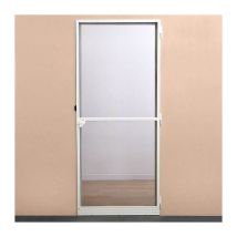 Moustiquaire porte battante L100 cm x H220 cm - Aluminium blanc