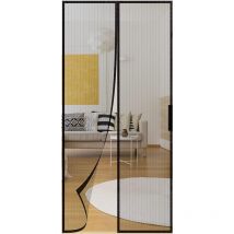 Moustiquaire Porte Fenetre Aimantée Magnetique, Rideaux Anti Mouches pour Porte, Rideaux Toile Insect Ecran, Moustiquaire Baie Vitre, Magnétique