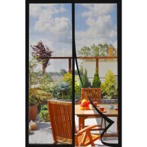 Moustiquaire Porte Fenetre Magnetique 110×210cm, Rideau Anti Insecte Mouche, Moustiquaire Baie Vitree Coulissante Magnétique, Rideaux Fenêtre