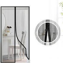 Moustiquaire porte Magnétique, Moustiquaire sur Mesure de Porte 110 210cm Rideau Moustiquaire à Aimantée pour Couloirs, Portes, Patio