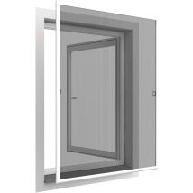 Easy Life - Moustiquaire pour fenêtre avec cadre en aluminium blanc