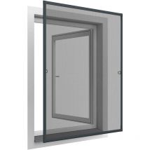 Easy Life - Moustiquaire pour fenêtre avec ressorts d'accrochage 120 x 140 cm