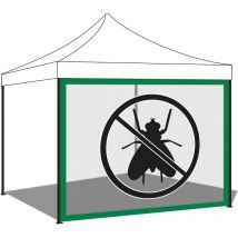 Moustiquaire pour gazebo de jardin. Moustiquaire avec velcro. 300X200H cm Vert