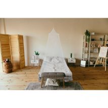 Moustiquaire pour lit à baldaquin, ø 65 x 230 cm, blanc