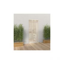 Moustikit - Moustiquaire rideau de porte ivoire H230 cm x L130 cm