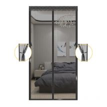 Porte de moustiquaire magnétique, 90x200cm porte de balcon magnétique rideau anti - mouche non poreux, rideau anti - moustiquaire, porte