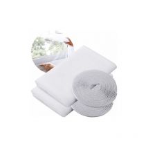 Moustiquaires Pour Fenêtre, Insect Stop Moustiquaire Standard pour Fenêtre, Filet de Fenêtre, Avec 2 Rouleaux Bandes Autocollantes, 2 Paquets, 150 Cm