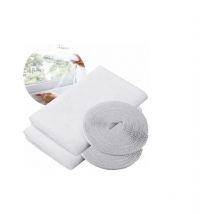 Moustiquaires pour Fenêtre, Insect Stop Moustiquaire Standard pour Fenêtre, Filet de Fenêtre, Avec 2 Rouleaux Bandes Autocollantes, 2 Paquets, 150 Cm