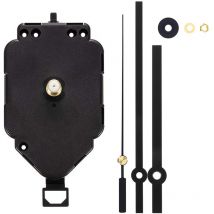 Mouvement d'horloge à quartz Kit de mouvement diy avec 2 paires d'aiguilles et pendule