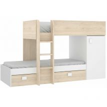 Dekit - move Cama Tren natural blanco