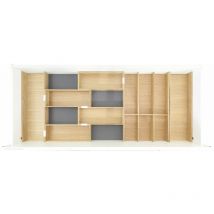 Move Besteckeinsatz Schubkasten Organizer Set 3, Eiche lackiert